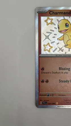 Charmander Baby Shony Pokemon Card - Paldean Fates - 109/091 - Image 3