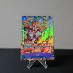 One Piece Cards - Nami (Alt Art) OP11-054 SR A Fist of Divine Speed Japanese - Image 1