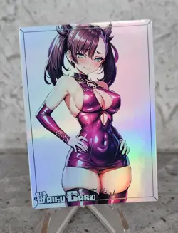 Marnie Trading Card Waifu Goddess Story Anime Girl holo Karte Manga Full Art - Image 1