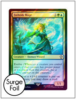 1x Fathom Mage, Surge Foil, Final Fantasy, Magic MTG NM - Image 1