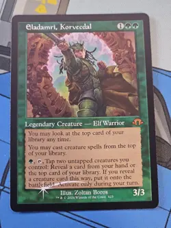 MTG - FOIL Eladamri, Korvecdal Retro Frame - Modern Horizons 3 - Image 1