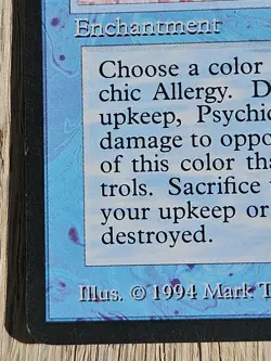 MTG - Psychic Allergy The Dark. Mint condition. (please see the detailed photos) - Image 2
