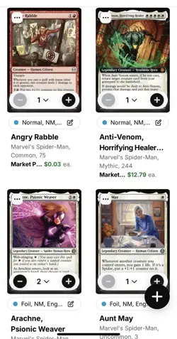 Magic the Gathering: Spider-Man Lot - Image 3