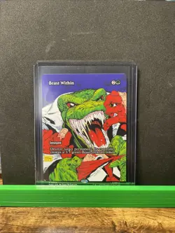 NM Borderless Beast Within, MTG, Marvel's Spider-Man, Magic the Gathering, 33 - Image 1