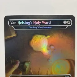 Van Helsing's Holy Ward Card Signed By Dan Scott MTG Artist Proof - Image 2