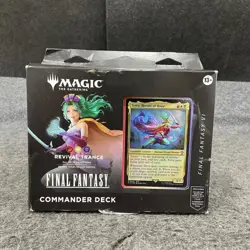 MTG: Final Fantasy VI Commander Deck Revival Trance, Sealed Box is Worn - Image 1