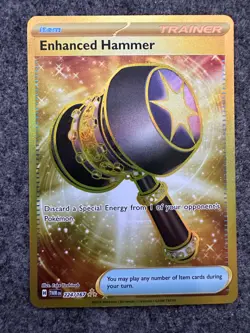 Pokemon - Enhanced Hammer - 224/167 - SV06: Twilight Masquerade - Holo NM - Image 1