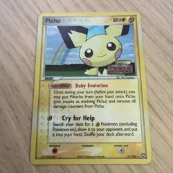 Pokemon TCG EX Power Keepers Pichu #21/108 Stamped Reverse Holo - Image 1