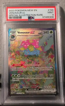 Venusaur ex 198/165 Sv: Scarlet & Violet 151 🔥 Banger✨ Pokemon PSA 9 - Image 1