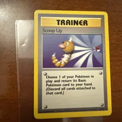 Pokemon TCG Trainer: Scoop Up Base Set Rare Unlimited 78/102 - Image 1