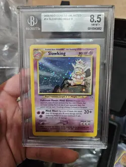 Pokemon PSA Neo Genesis Slowking #14 BGS 8.5 Holo NEAR MINT/MINT - Image 1