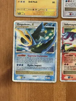 Lv. X Promo Lot, Vintage Pokemon TCG, DP, Regigigas, Empoleon, Infernape, DMG - Image 2