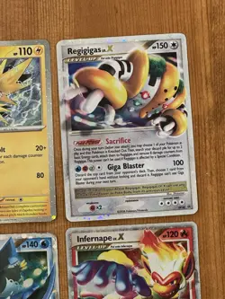 Lv. X Promo Lot, Vintage Pokemon TCG, DP, Regigigas, Empoleon, Infernape, DMG - Image 4