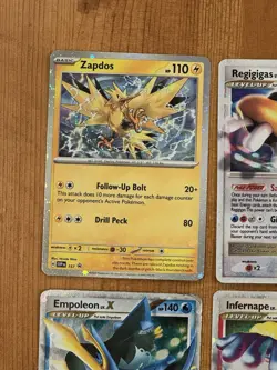Lv. X Promo Lot, Vintage Pokemon TCG, DP, Regigigas, Empoleon, Infernape, DMG - Image 5
