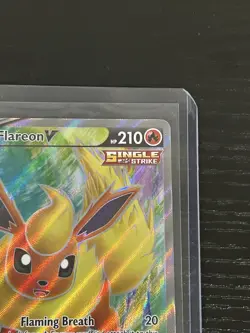 Pokemon TCG Flareon V Glaceon V Full Art Evolving Skies LOT OF 2 - Image 5