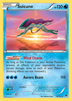 Suicune 30/122 (cosmos holo) NM - XY BREAKpoint - Pokemon - Image 1