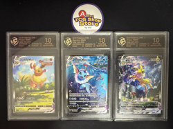 RPA10 Pokemon TCG S-Chinese Jolteon Flareon Vaporeon Vmax CSHC-003 006 009 HOLO - Image 1