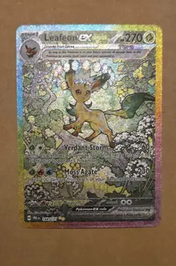 Pokemon Leafeon EX Prismatic Evolutions 144/131 Special Illustration Rare (SIR) - Image 1