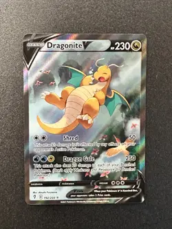 Pokemon 2021 Evolving Skies Dragonite V 192/203 Alt Art NEAR MINT - Image 1