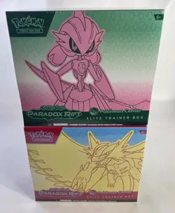Pokemon Paradox Rift Roaring Moon and Iron Valiant ETBS (Pokemon Center Edition) - Image 1