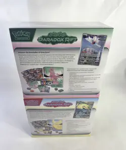Pokemon Paradox Rift Roaring Moon and Iron Valiant ETBS (Pokemon Center Edition) - Image 2