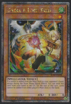 Yugioh! - Droll & Lock Bird (Alternate Art)-RA02-EN006- Q. Century Rare - NM/M - Image 1