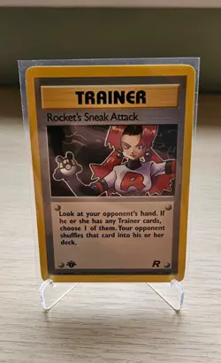 Rocket's Sneak Attack 72/82 Rare Team Rocket 1st Edition Pokemon Card - Image 1