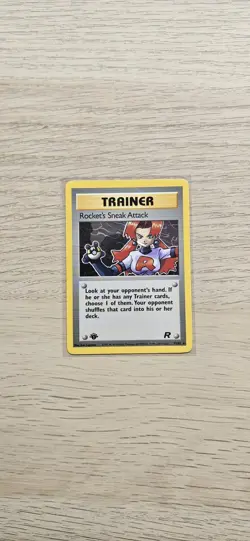 Rocket's Sneak Attack 72/82 Rare Team Rocket 1st Edition Pokemon Card - Image 3