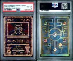 Ancient Mew Promo Pokemon the Movie 2000 Holo Card PSA 8 - Image 3