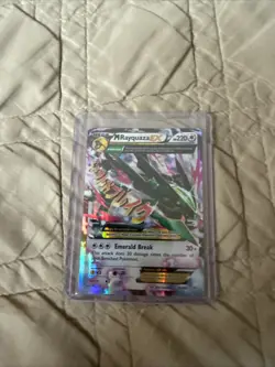 Pokemon Rayquaza EX Holo Mega Ultra Rare TCG Card Roaring Skies - Image 1