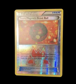 Team Magma's Great Ball 31/34 Double Crisis Reverse Holo Pokemon Card - Image 1