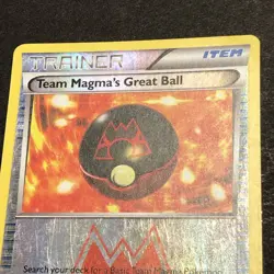 Team Magma's Great Ball 31/34 Double Crisis Reverse Holo Pokemon Card - Image 2
