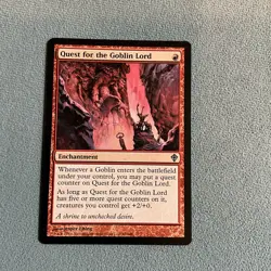 MTG- Quest for the Goblin Lord - Worldwake - NM- Magic Card - Image 1