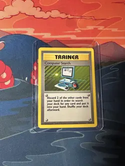 Computer Search 71/102 Rare Base Set Unlimited 1999 WOTC Pokemon Card TCG MP- - Image 1