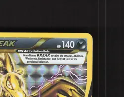 Mandibuzz BREAK XY182 XY Full Art Black Star Promo Holo Pokemon Card LP - Image 4