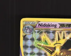 Nidoking BREAK 46/108 Evolutions Full Art Ultra Rare Holo Pokemon Card MP - Image 3