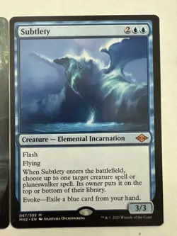 MTG: 3x Set of Subtlety Cards 1 Foil, 1 SPG Borderless, 1 Reg Modern Horizons 2 - Image 2