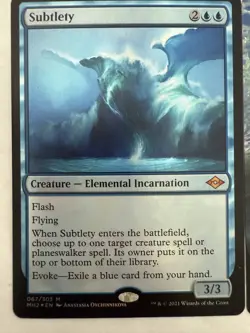 MTG: 3x Set of Subtlety Cards 1 Foil, 1 SPG Borderless, 1 Reg Modern Horizons 2 - Image 4