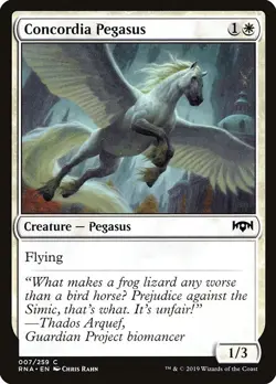 Concordia Pegasus 4x FOIL RNA MTG Ravnica Allegiance Common MINT white - Image 1