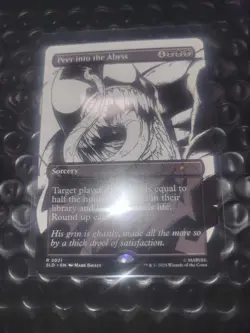 Spider-Man Secret Lair MTG Venom Unleashed Inks Peer into the Abyss - Image 1