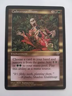 Cadaverous Bloom LP MTG Magic the Gathering Mirage - Image 1