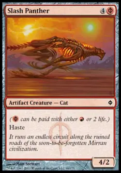 Slash Panther - Medium Play MTG New Phyrexia - Image 1
