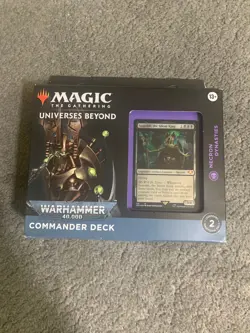 SEALED MTG Warhammer 40,000 Commander Deck Necron Dynasties Magic the Gathering - Image 1
