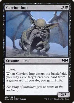 Carrion Imp 4x FOIL RNA MTG Ravnica Allegiance Common MINT black - Image 1