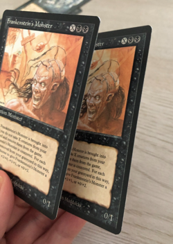 MTG Frankenstein's Monster x2 & Grave Robbers x2 The Dark - Image 5