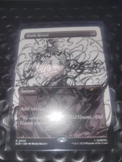 Spider-Man Secret Lair MTG Venom Unleashed Inks Dark Ritual - Image 3