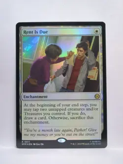 MTG Rent Is Due SPM Marvel’s Spider-Man 11 Foil Rare - Image 1