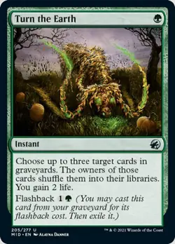 Turn the Earth - Near Mint MTG Innistrad: Midnight Hunt - Image 1