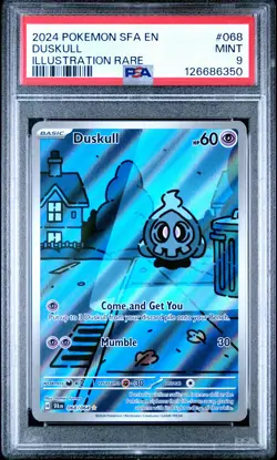 PSA 9 Duskull Illustration #068 2024 Pokemon Sfa En-Shrouded Fable 126686350 - Image 1