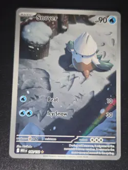 Pokemon TCG - Snover 140/132 - Mega Evolution Illustration Rare- Near Mint - Image 1
